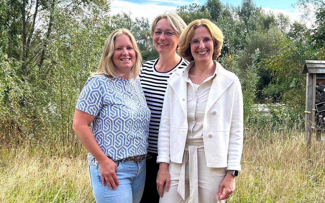 Karen Hemel, Marieke Veugelink en Irma Damen werken als VS in een huisartsenpraktijk in Doesburg